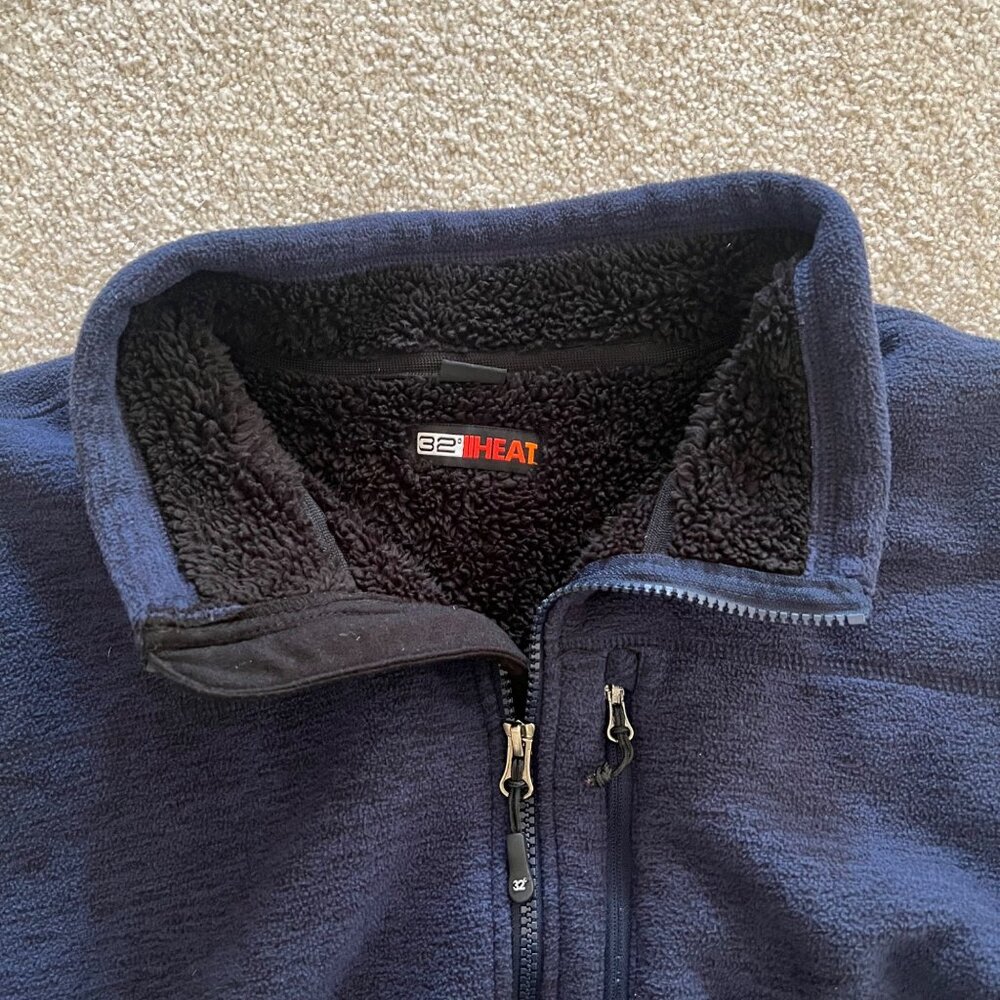 32 Degrees Heat Super Soft Shell Sherpa Fleece Fu… - image 2